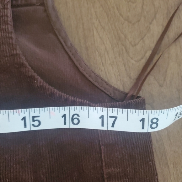 Sincerely Jules Button Up Corduroy Jumper Tank Dress Small Academia Preppy Y2K - Picture 4 of 9